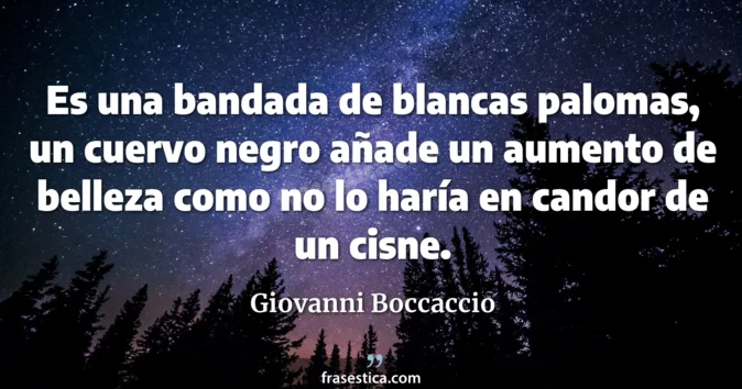 Cita de Giovanni Boccaccio