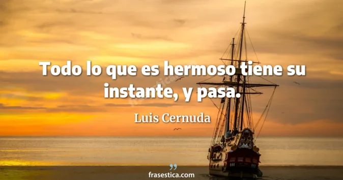 Cita de Luis Cernuda