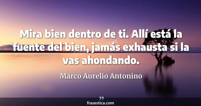 Cita de Marco Aurelio Antonino