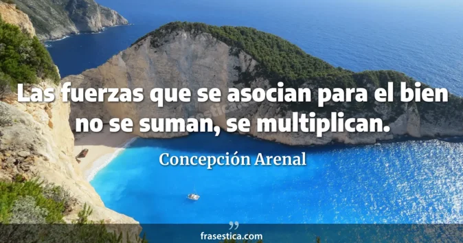 Cita de Concepción Arenal