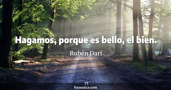 Cita de Rubén Darí
