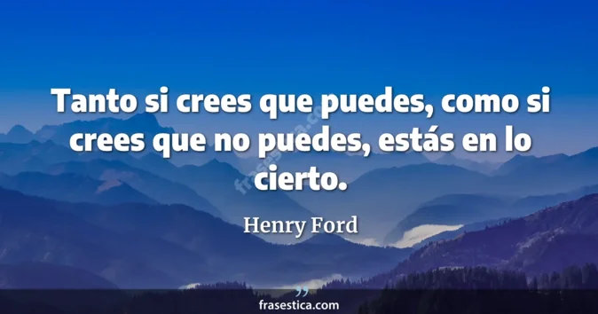 Cita de Henry Ford