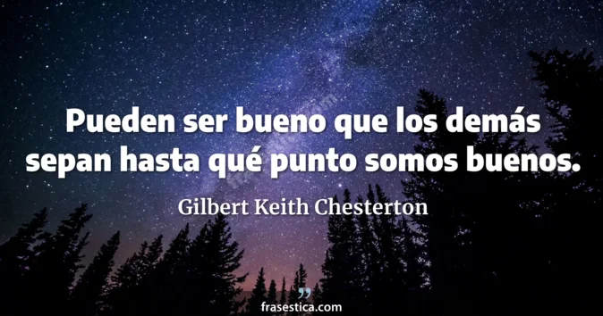 Cita de Gilbert Keith Chesterton