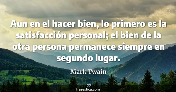 Cita de Mark Twain
