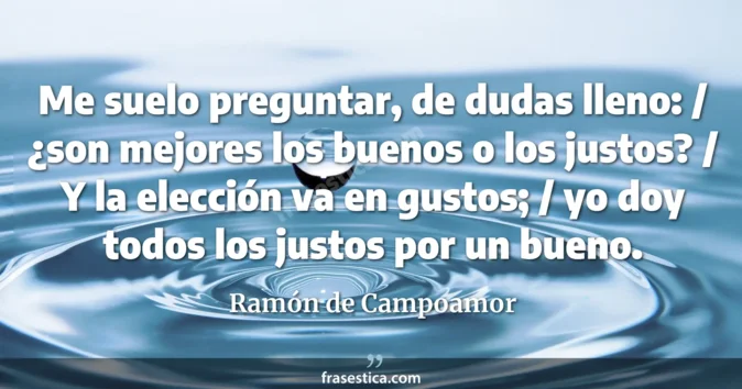 Cita de Ramón de Campoamor