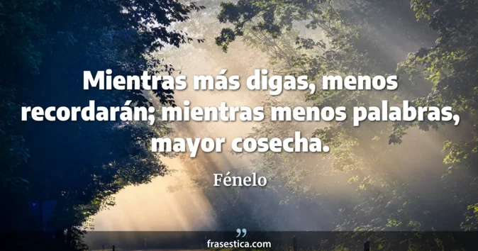 Cita de Fénelo