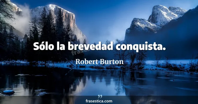 Cita de Robert Burton