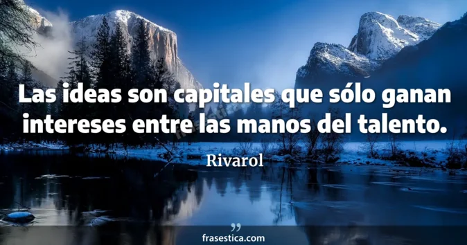Cita de Rivarol