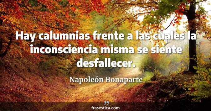 Cita de Napoleón Bonaparte