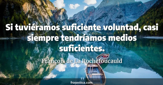 Cita de François de La Rochefoucauld