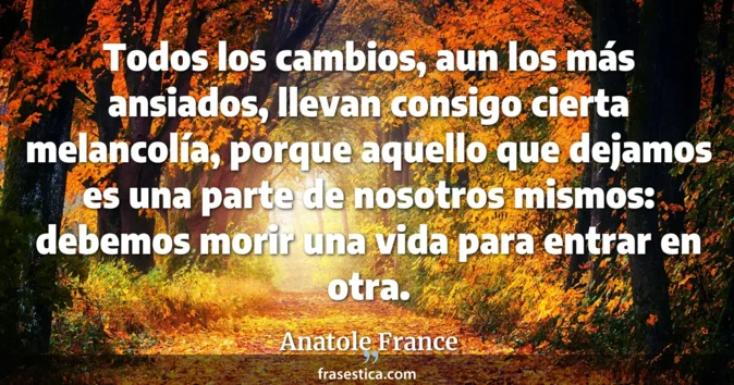 Cita de Anatole France