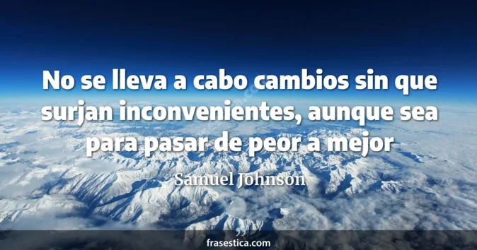 Cita de Samuel Johnson