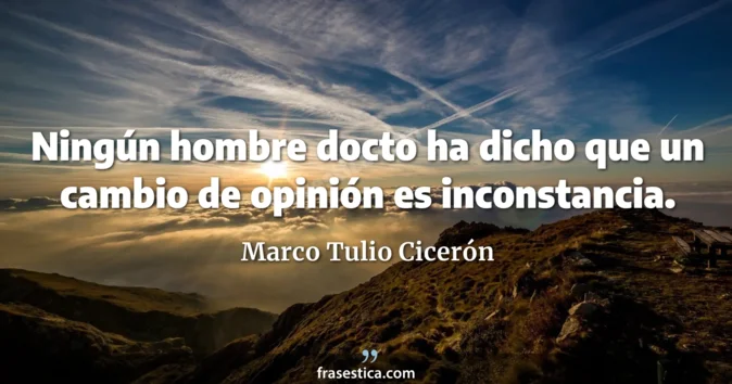 Cita de Marco Tulio Cicerón