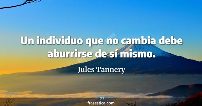 Cita de Jules Tannery