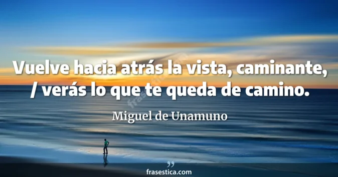Cita de Miguel de Unamuno
