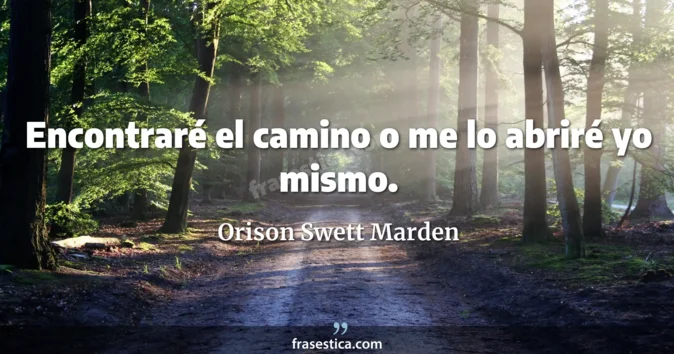 Cita de Orison Swett Marden