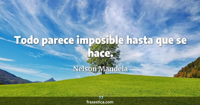 Cita de Nelson Mandela