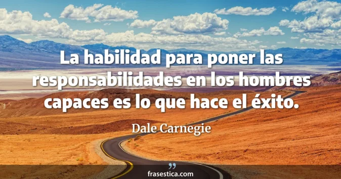 Cita de Dale Carnegie