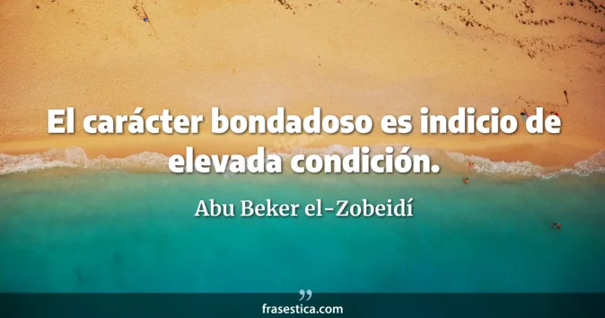 Cita de Abu Beker el-Zobeidí