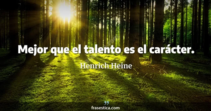 Cita de Henrich Heine