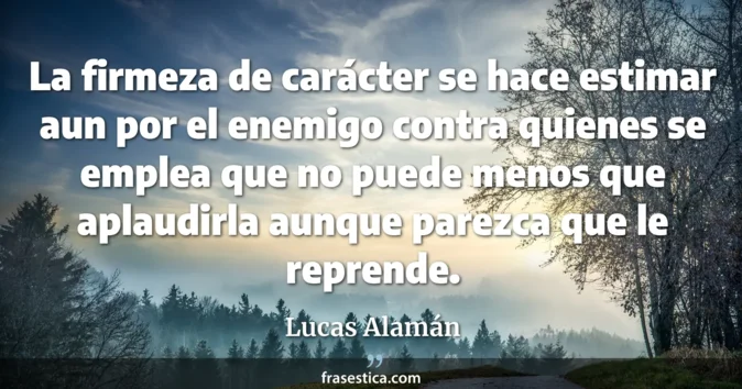 Cita de Lucas Alamán