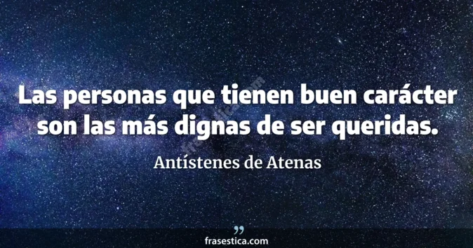 Cita de Antístenes de Atenas