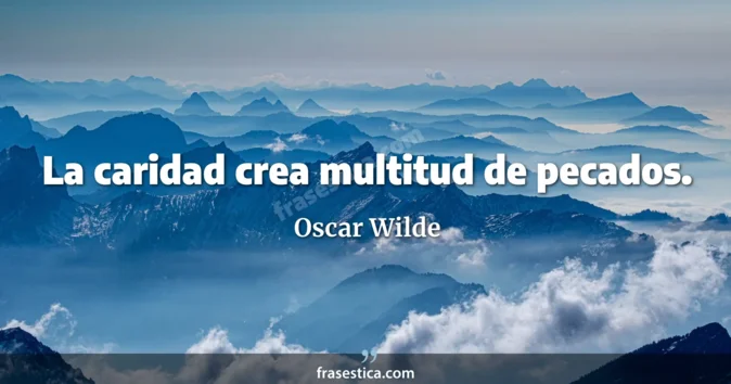 Cita de Oscar Wilde