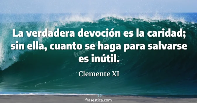 Cita de Clemente XI