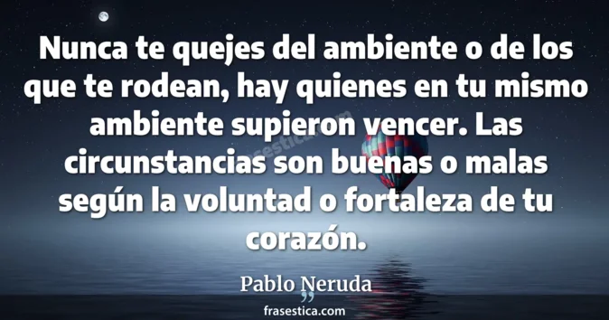 Cita de Pablo Neruda