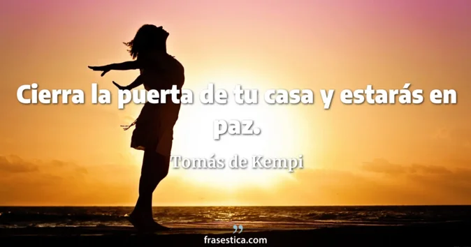 Cita de Tomás de Kempi