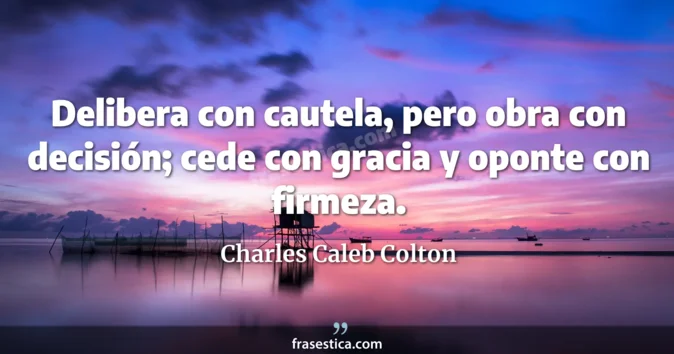 Cita de Charles Caleb Colton