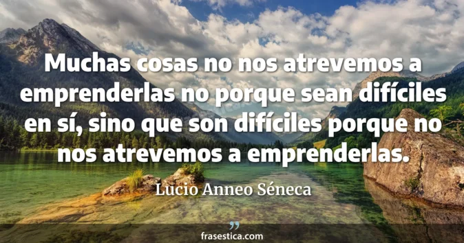 Cita de Lucio Anneo Séneca