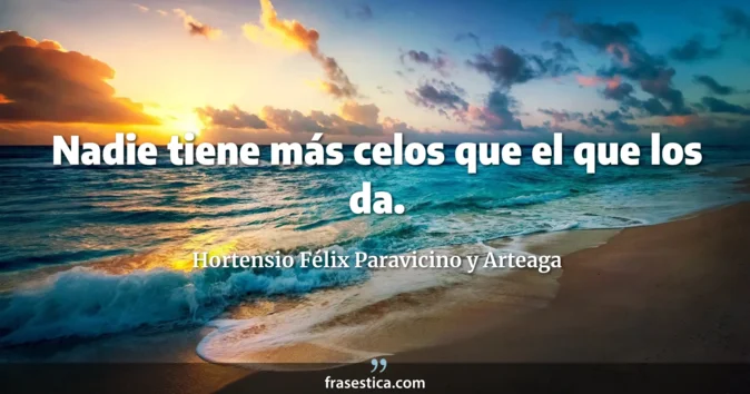 Cita de Hortensio Félix Paravicino y Arteaga