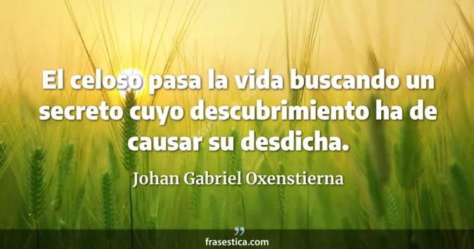 Cita de Johan Gabriel Oxenstierna