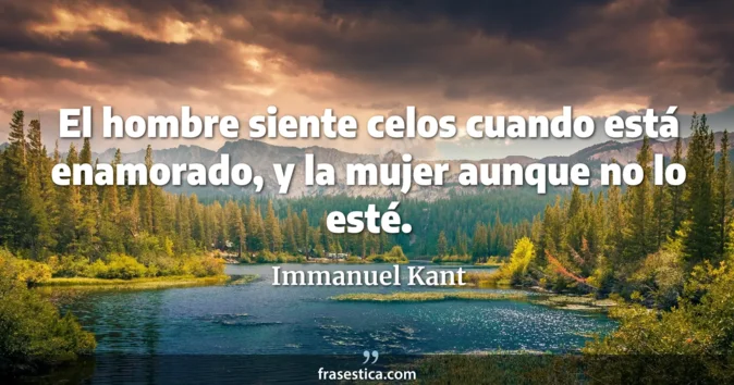 Cita de Immanuel Kant
