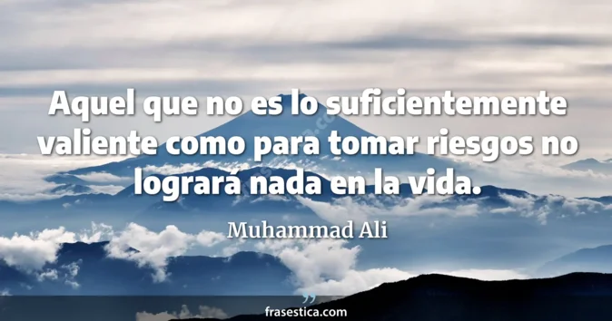 Cita de Muhammad Ali