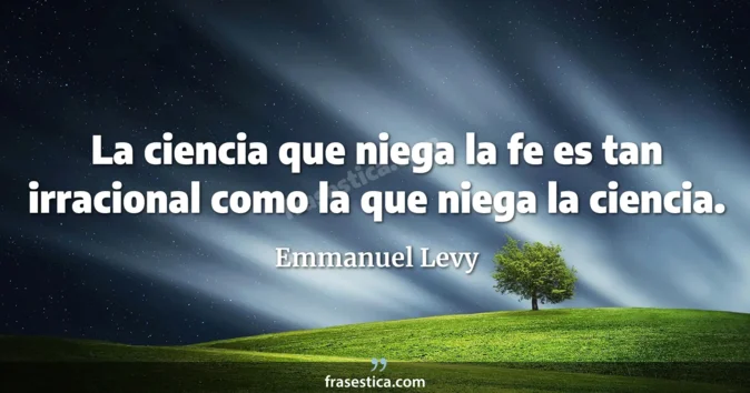 Cita de Emmanuel Levy
