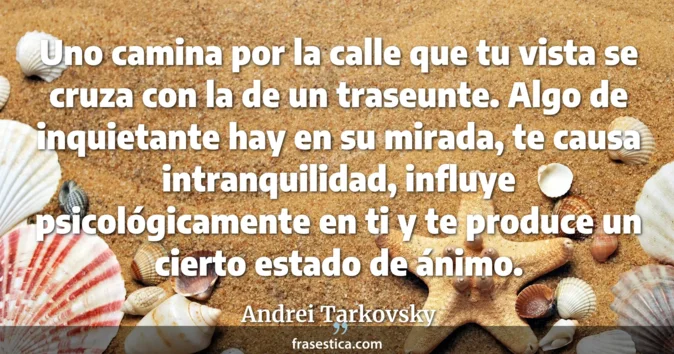 Cita de Andrei Tarkovsky