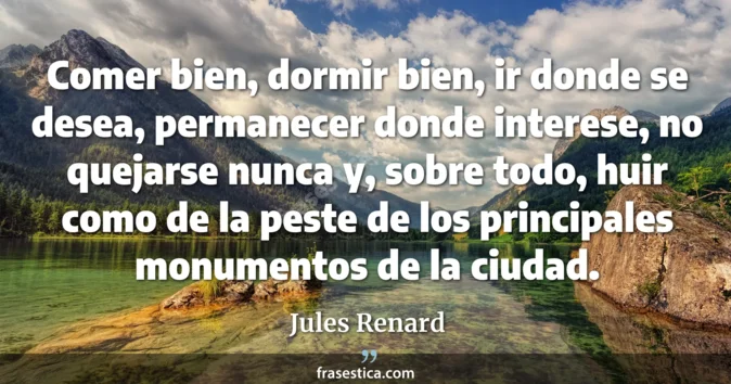 Cita de Jules Renard