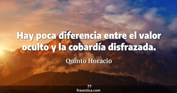Cita de Quinto Horacio