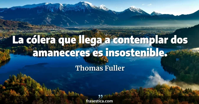 Cita de Thomas Fuller
