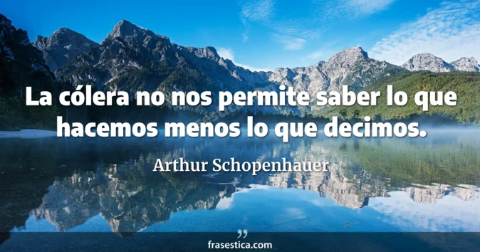 Cita de Arthur Schopenhauer