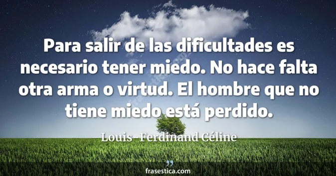 Cita de Louis-Ferdinand Céline