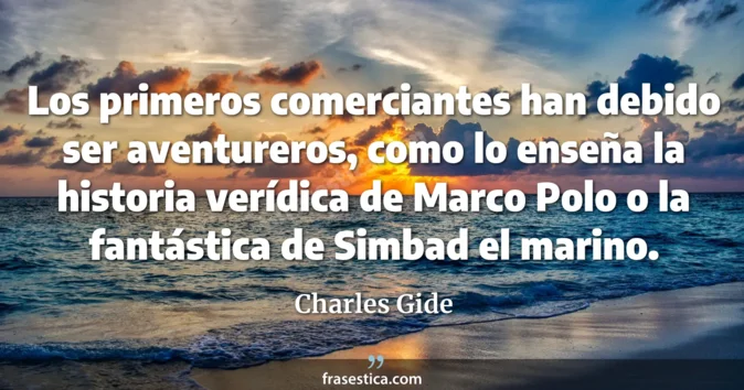 Cita de Charles Gide