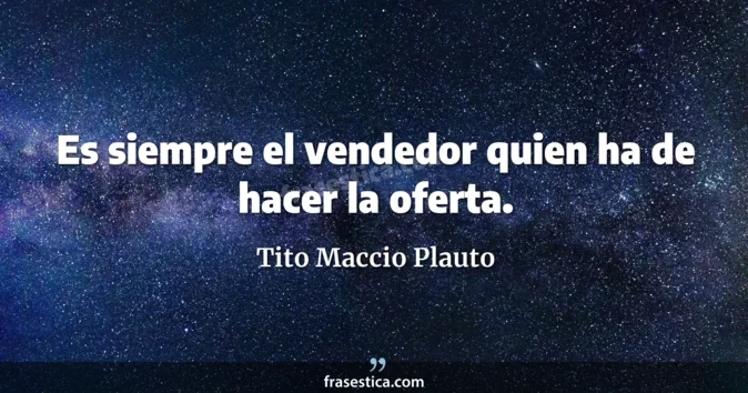 Cita de Tito Maccio Plauto