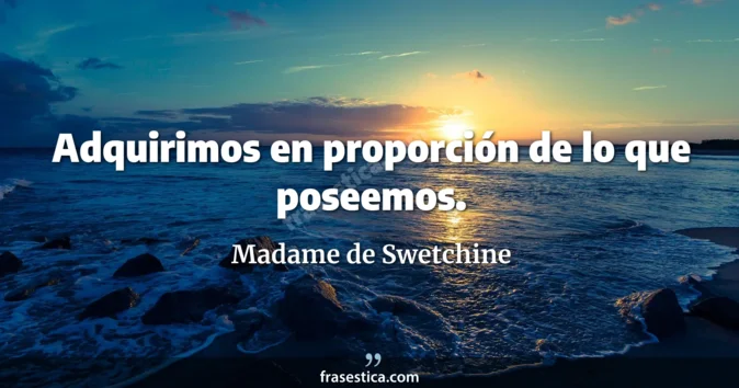 Cita de Madame de Swetchine