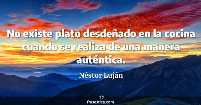 Cita de Néstor Luján