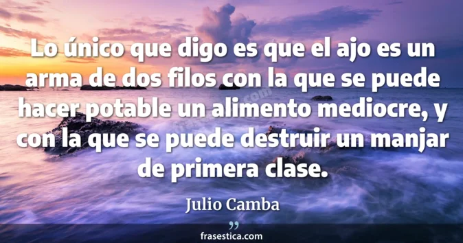Cita de Julio Camba