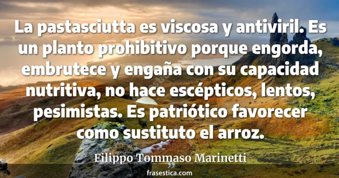 Cita de Filippo Tommaso Marinetti