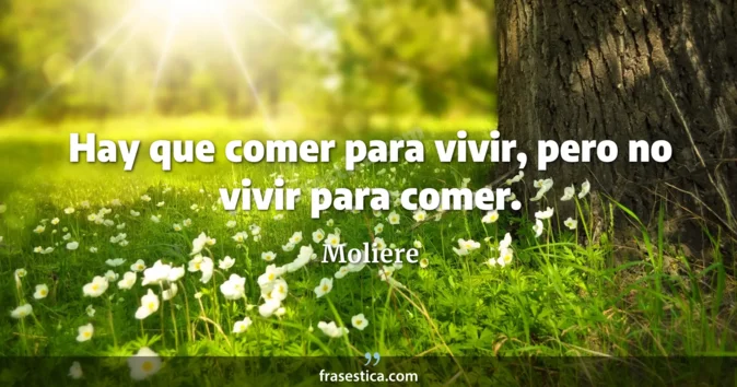 Cita de Moliere